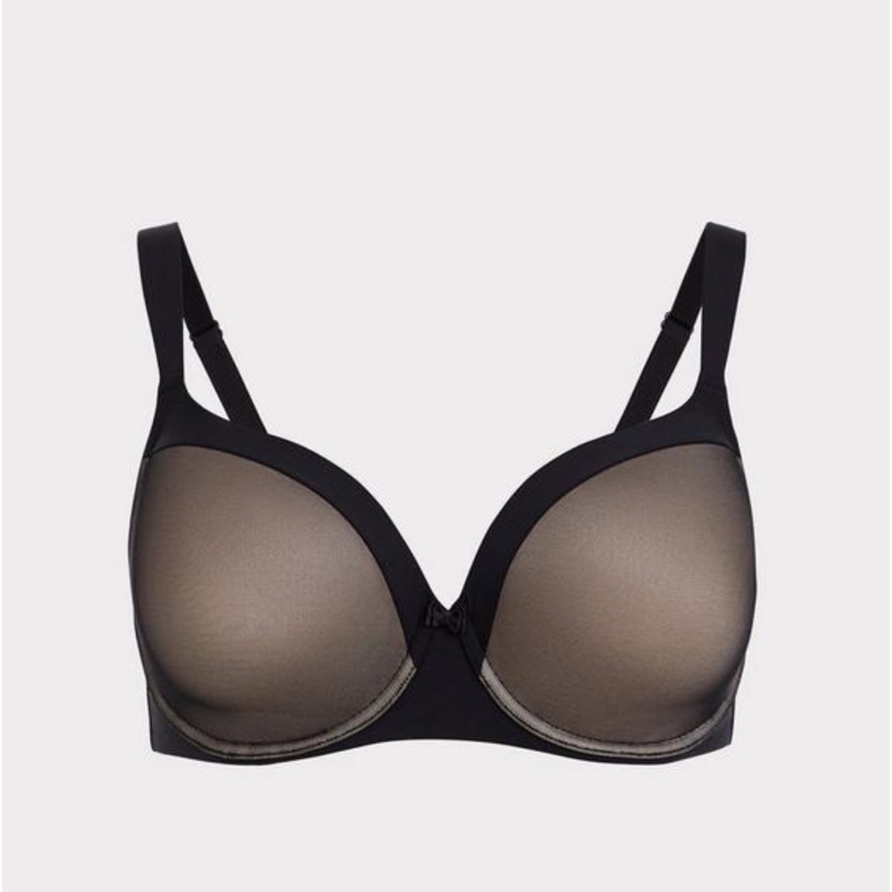 Torrid T-Shirt Lightly Lined Mesh Ballet Back Bra